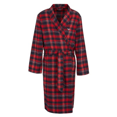 рокля,мъжки,пижами,emporio,armani,emporio,armani,men's,woven,dressing,navy,red,74636