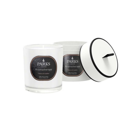 домашни,потреби,parks,london,aromatherapy,collection,1,wick,candle,tobacco,leather