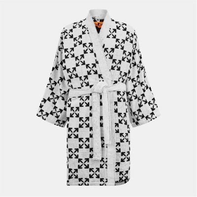 off,white,unisex,bathrobe,white,black