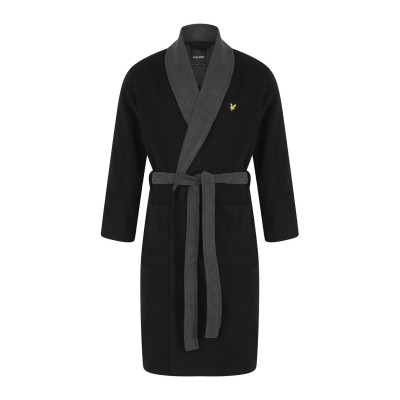 мъжки,пижами,lyle,and,scott,contrast,trim,bath,robe,black,grey