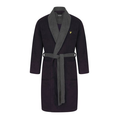 мъжки,пижами,lyle,and,scott,contrast,trim,bath,robe,peacoat,grey