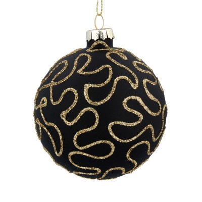 аксесоари,на,разпродажба,gisela,graham,gisela,glass,bauble,99,black,gold