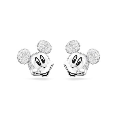 аксесоари,на,разпродажба,swarovski,mickey,mouse,stud,earrings,rhodium