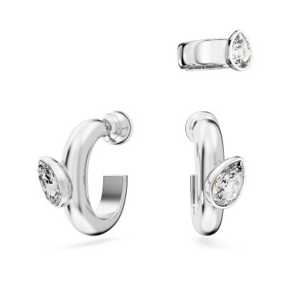 аксесоари,на,разпродажба,swarovski,hoop,earrings,rhodium