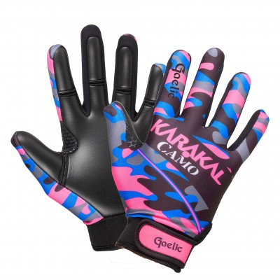 юношески,ръкавици,karakal,camo,gloves,junior,blk,pnk,blu,cam