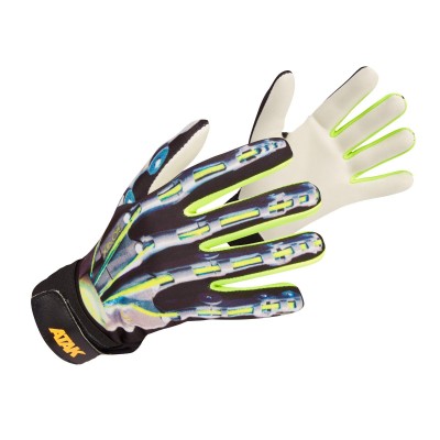 atak,sports,bionix,gaelic,gloves,junior,silver,yellow