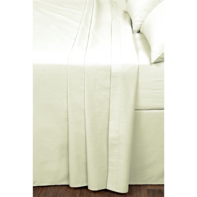 спално,бельо,и,комплекти,аксесоари,на,разпродажба,homelife,non,iron,plain,dyed,flat,sheet,cream