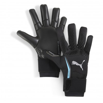 вратарски,ръкавици,футбол,puma,ultra,ultimate,hybrid,adults,goalkeeper,gloves,black,blue