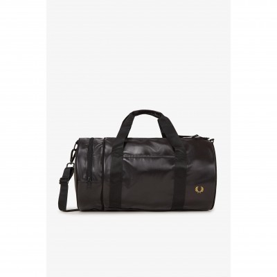 чанта,всички,чанти,аксесоари,на,разпродажба,fred,perry,classic,barrel,bag,black,gold,774