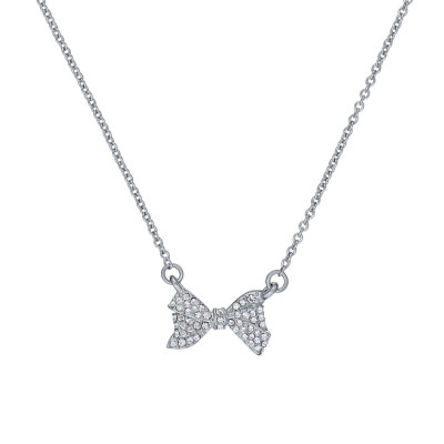 аксесоари,на,разпродажба,ted,baker,barsie,crystal,bow,pendant,necklace,silver,crystal