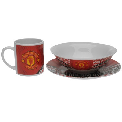 футбол,team,breakfast,set,man,utd