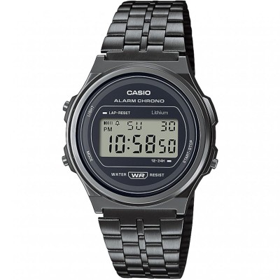 часовник,часовници,аксесоари,на,разпродажба,casio,unisex,casio,a171wegg,1aef,alarm,watch,silver,and,black