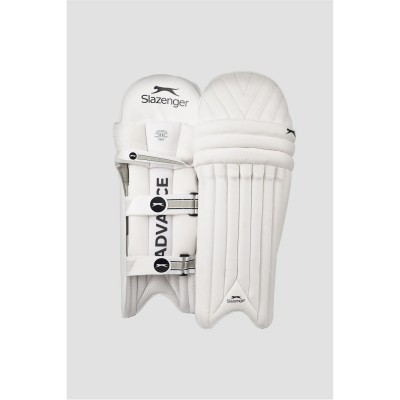 slazenger,batting,pads,white,rh