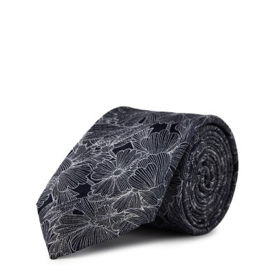 haines,and,bonner,silk,floral,tie,navy