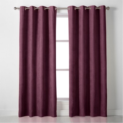 alan,symonds,velvet,chenille,eyelet,ring,top,curtains,aubergine