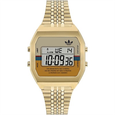 часовник,часовници,adidas,originals,two,stainless,steel,fashion,digital,quartz,watch,gld
