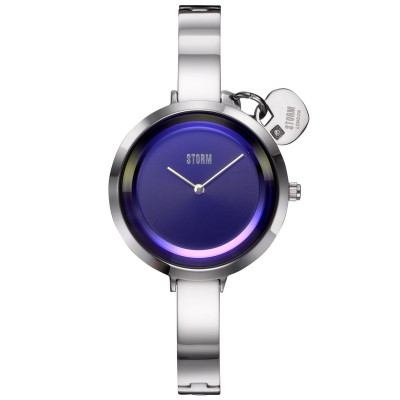 часовник,часовници,storm,mera,siver,lazer,blue,stainless,steel,quartz,watch,slvr