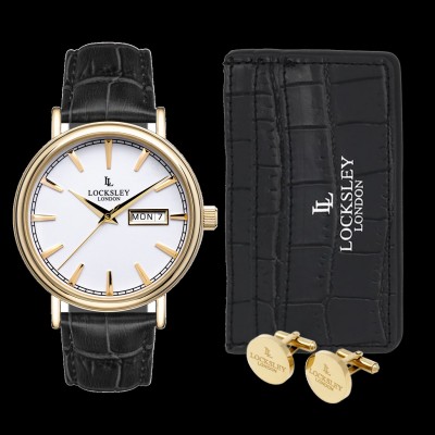 часовник,часовници,аксесоари,на,разпродажба,locksley,london,steel,classic,analogue,quartz,watch,gld