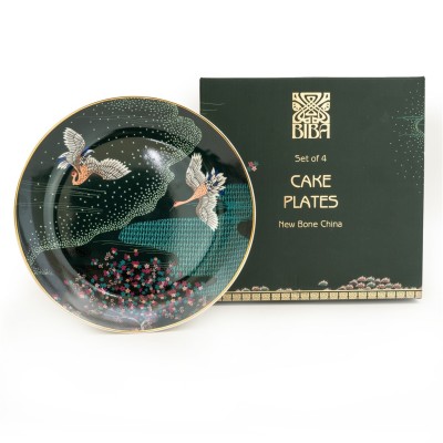 аксесоари,на,разпродажба,biba,biba,crane,cake,plates,set,of,4,crane,green