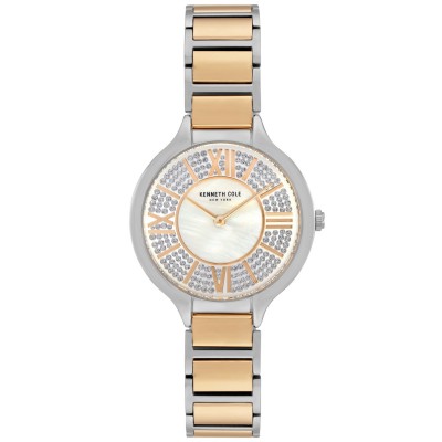часовник,часовници,kenneth,cole,casual,two,tone,fashion,analogue,quartz,watch,slvr