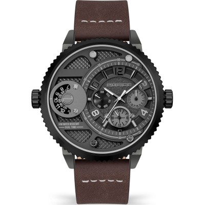 часовник,часовници,police,stainless,steel,fashion,analogue,watch,gry