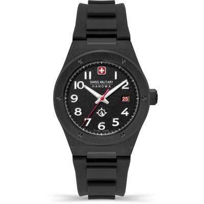 часовник,часовници,аксесоари,на,разпродажба,swiss,military,hanowa,stainless,steel,sports,analogue,quartz,watch,blck