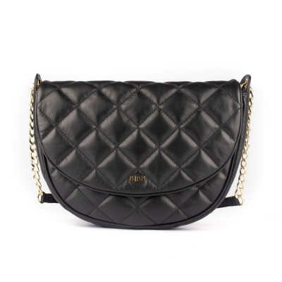 всички,чанти,biba,biba,leather,quilted,shoulder,bag,black
