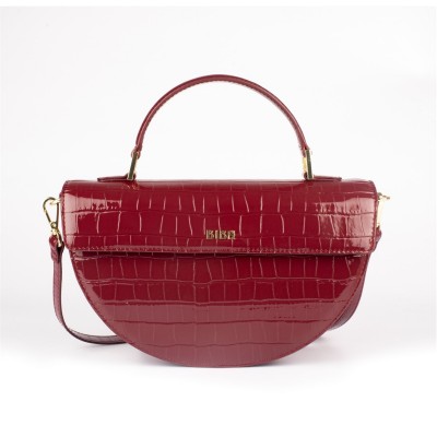 всички,чанти,biba,biba,patent,croc,crossbody,bag,burgundy,croc