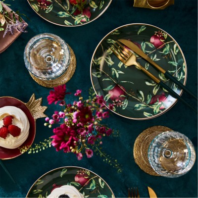 аксесоари,на,разпродажба,biba,biba,printed,plates,set,of,4,pomegranate