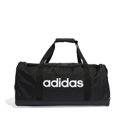 сак,всички,чанти,портфейли,и,портмонета,adidas,linear,duffel,bag,medium,black,white
