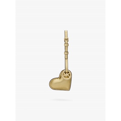 michael,michael,kors,women's,heart,charm,keyring,pale,gold