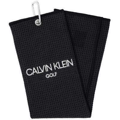 хавлиена,кърпа,хавлии,аксесоари,за,голф,calvin,klein,golf,ck,golf,towel,black