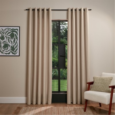 домашни,потреби,обзавеждане,и,меки,мебели,homelife,basketweave,lined,pair,of,curtains,natural