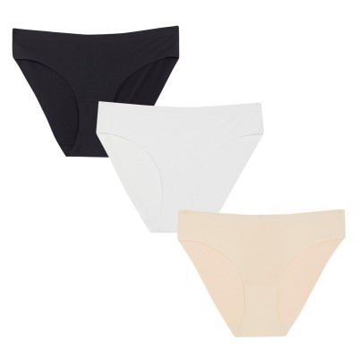 слипове,be,you,women's,3,pack,no,visible,panty,line,midi,briefs,black,white,nud