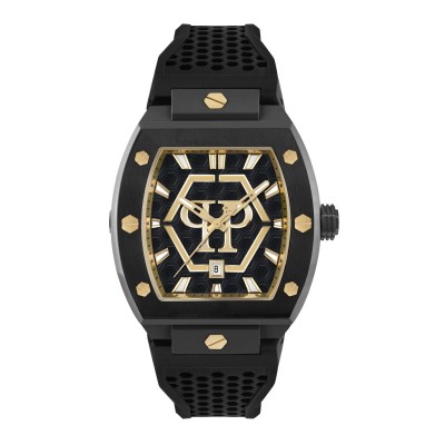 часовник,часовници,philipp,plein,hexagon,phantom,watch,black,black