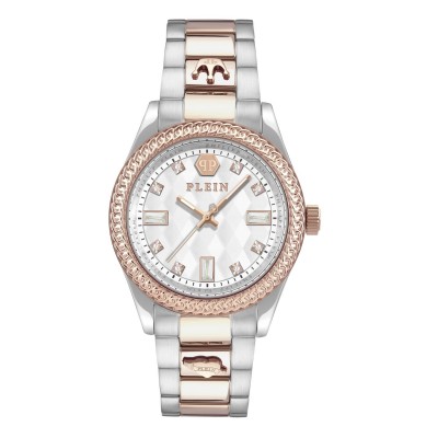 часовник,часовници,philipp,plein,queen,watch,gold,white