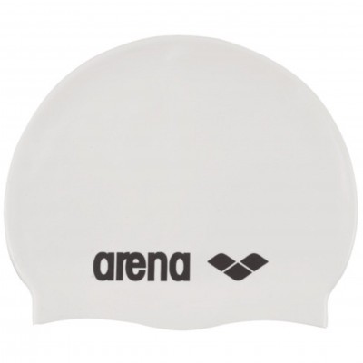 шапка,всички,шапки,arena,classic,silicone,swim,cap,white,black