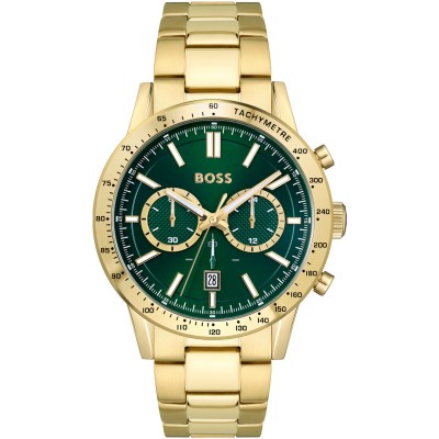 часовник,часовници,boss,gents,boss,allure,bracelet,watch,green,gold