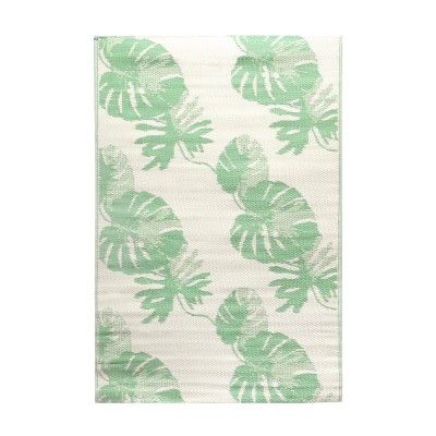 градина,/,на,открито,streetwize,bali,palm,outdoor,rug,120cm,x,180cm,green,cream