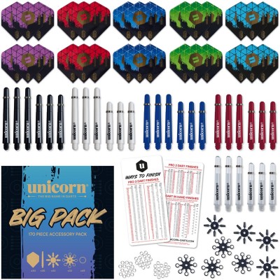 дартс,дартс,аксесоари,игри,unicorn,170,piece,darts,accessory,value,pack,multi