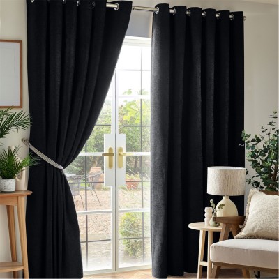 alan,symonds,chenille,blackout,ring,top,eyelet,curtains,black