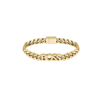 аксесоари,на,разпродажба,boss,men's,kassy,brace,bold,logo,bracelet,gold