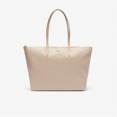 всички,чанти,lacoste,women's,large,tote,bag,simply,taupe