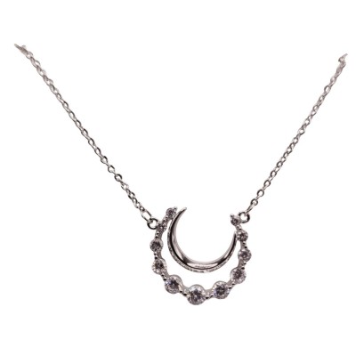 mason,knight,yager,18kt,white,plate,half,crescent,s,pendant,white