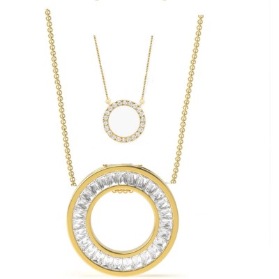 mason,knight,yager,18kt,gold,plate,stonetwin,circl,pendant,gold