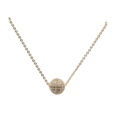 mason,knight,yager,18kt,gold,plate,ball,cubic,pendant,gold