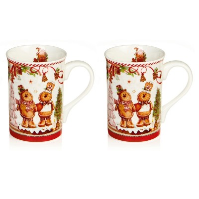коледни,опаковки,и,декорации,аксесоари,на,разпродажба,premier,decorations,2pk,ceram,mugs,54,gingerbread