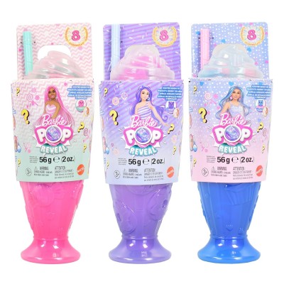 аксесоари,на,разпродажба,barbie,pop,reveal,treat,series,doll,&,accessories,set,8,surprises,include,pet,multi