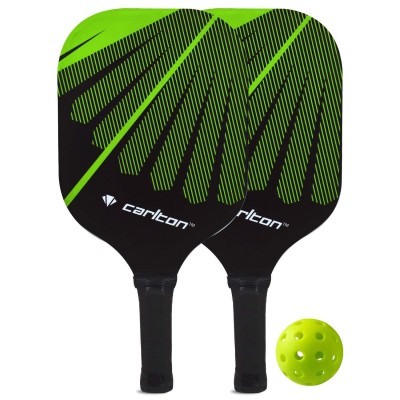 carlton,wooden,pickle,bat,ball,pack,multicolour