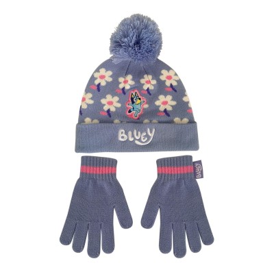bluey,hat,&,glove,set,blue,pink